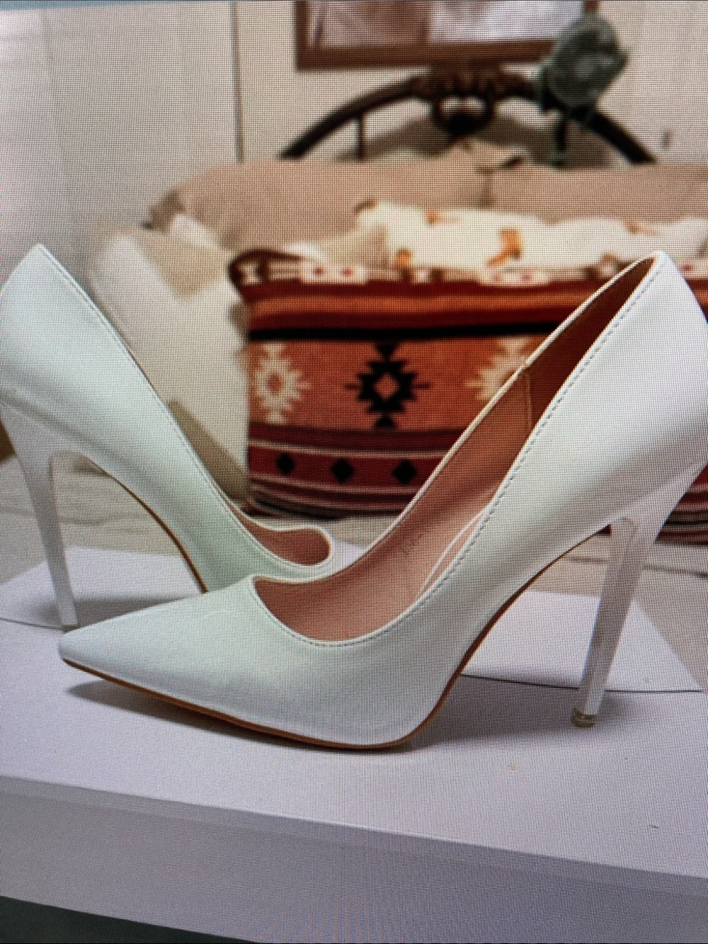 Classic White Pointed Stiletto Pumps